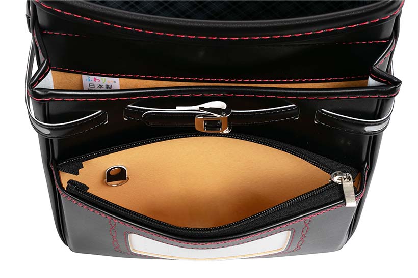 グランコンパクト】2026 男の子 ブラック/レッド | 大容量＆軽量