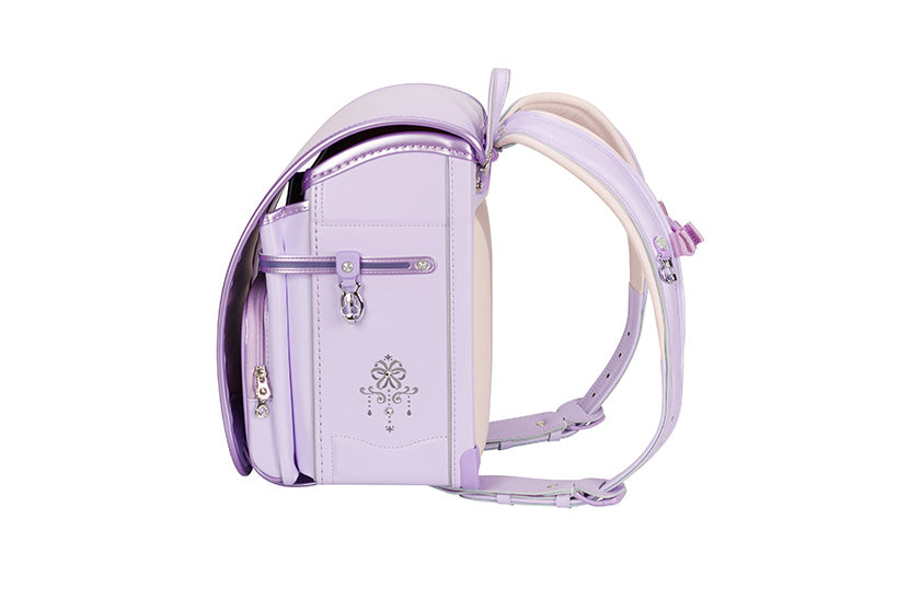 すぬこ♡様☆専用96.入園入学セット　女の子　パープル ラベンダー花柄 フリル ロイヤルコレクション】2027 女の子 ラベンダー×パールラベンダー