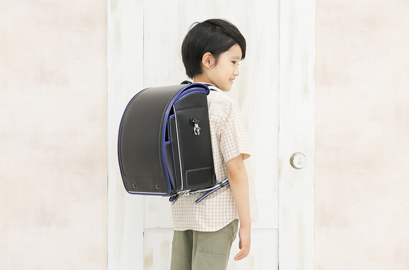 マイフレンド】2027 男の子 ブラック×マリンブルー | 6年間使える