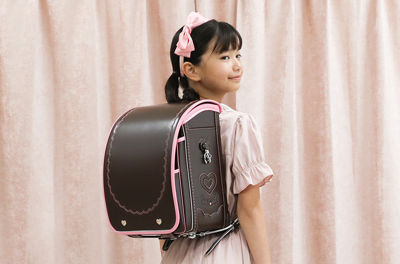 ジュエルスタイル】2027 女の子 ブラウン×パステルピンク | ハート ジュエルスタイル】2027 女の子 ブラウン×パステルピンク | ハート