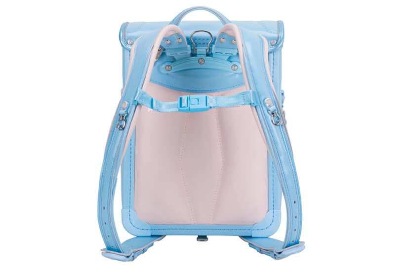 【送料無料☆20％OFF】ふわりぃ ジュエルスタイル 2020年 新作ランドセル／パールスカイ×パールピーチ ロイヤルコレクション2026 女の子 サックス×パールスカイ | ティアラのモチーフのエレガントランドセル