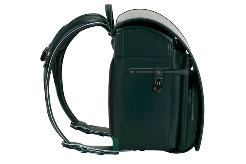 ふわりぃランドセル ジップ】2026 男の子 エバーグリーン/エバーグリーン | シンプル