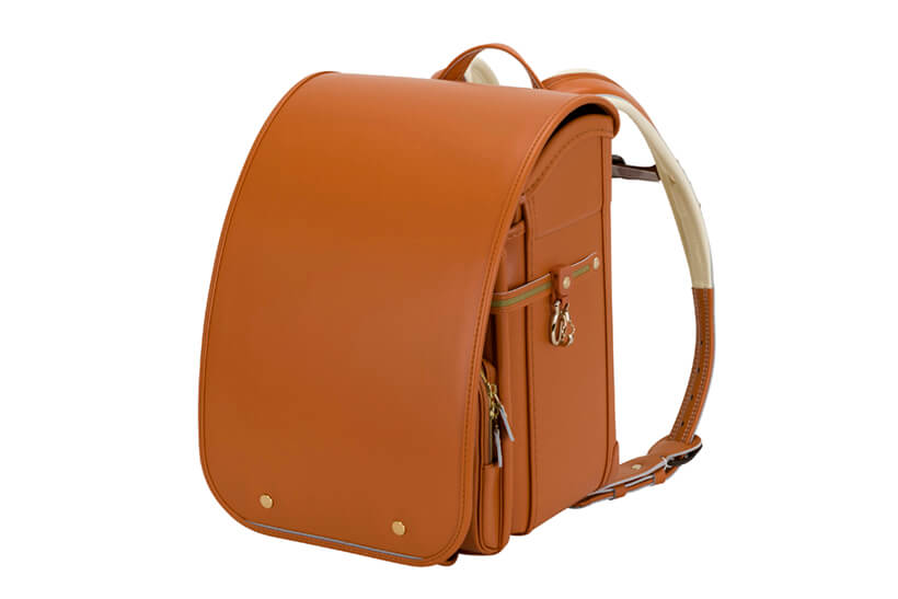 ジップ】2027 女の子 キャメル/キャメル | シンプルな正統派ランドセル