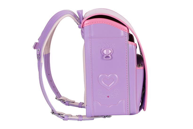 えみぃ　ふわりぃ　ランドセル　女の子　スミレ×パールピーチ グランコンパクト】2026 女の子 スミレ×パールピーチ | 大容量